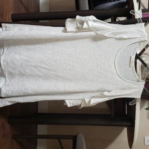 Off white cold shoulder top